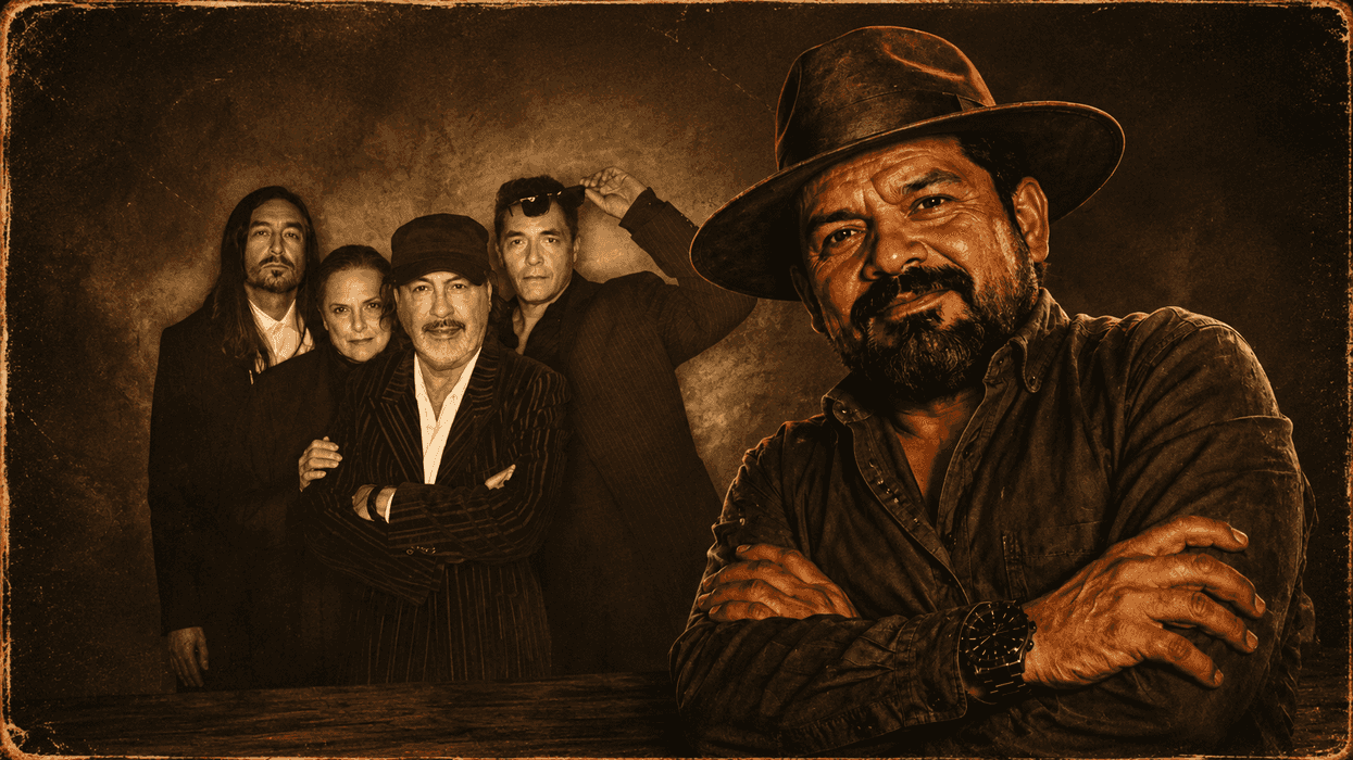 Antonio Cano junto a los integrantes de Madreperla, Cecilia Toussaint, Alfonso André, Federico Fong y José Manuel Aguilera.