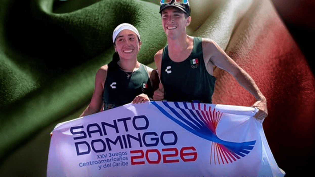 Catherine Oliver y Yael Marmolejo celebran oro histórico para México.