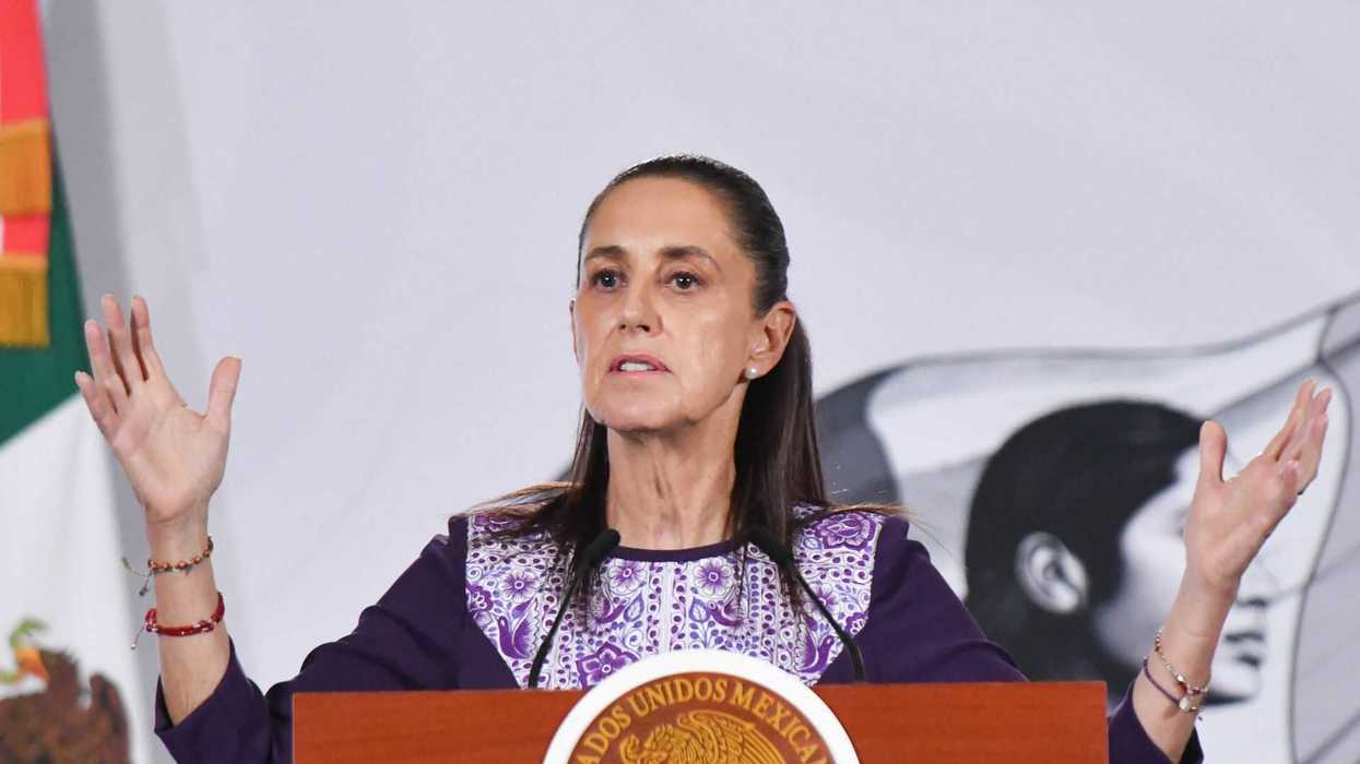 Claudia Sheinbaum durante su conferencia mañanera