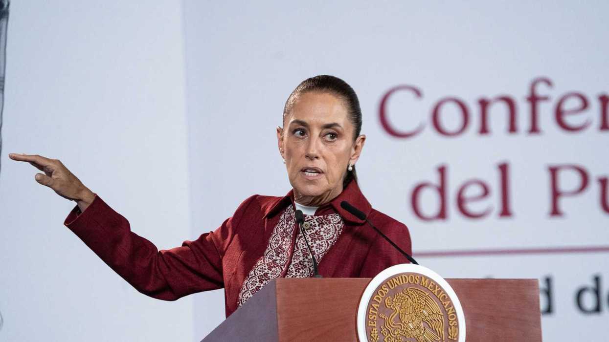 Claudia Sheinbaum, presidenta de México, defendió a la Nueva Escuela Mexicana