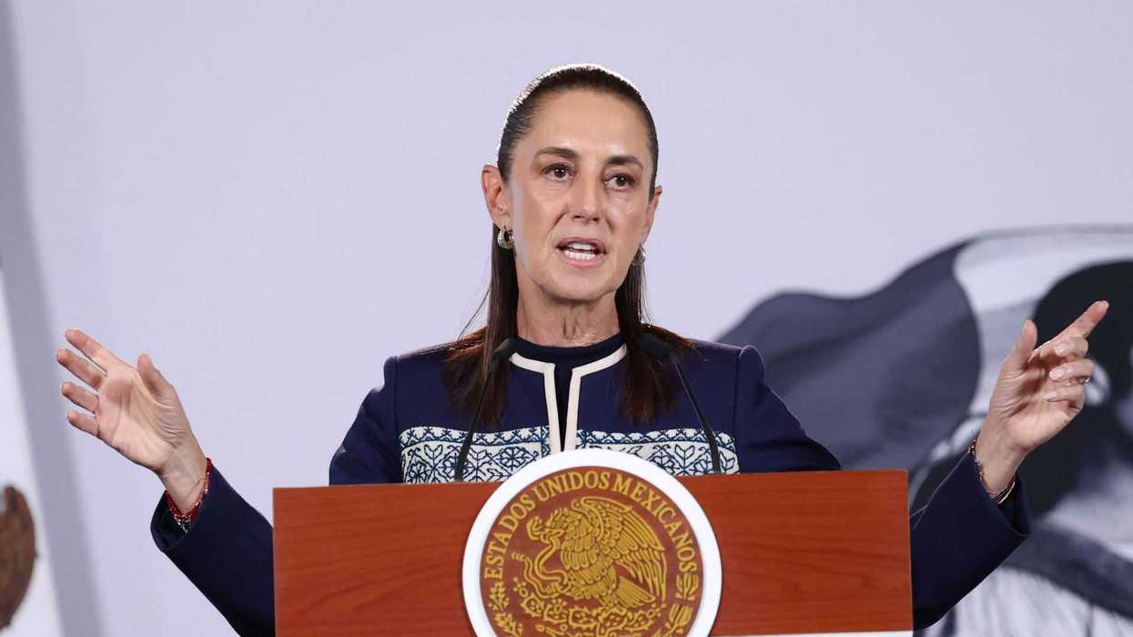 Claudia Sheinbaum, presidenta de México en su conferencia matutina