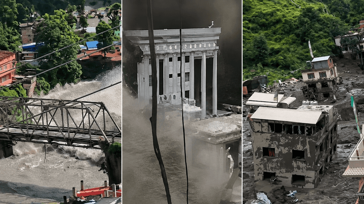 Destrucción y muerte se vive en Nepal tras una fuerte inundación