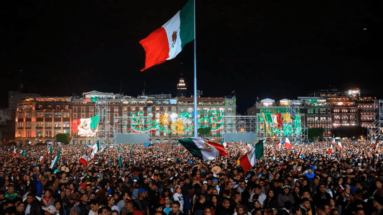El Zócalo de la CDMX el día del grito en 2025