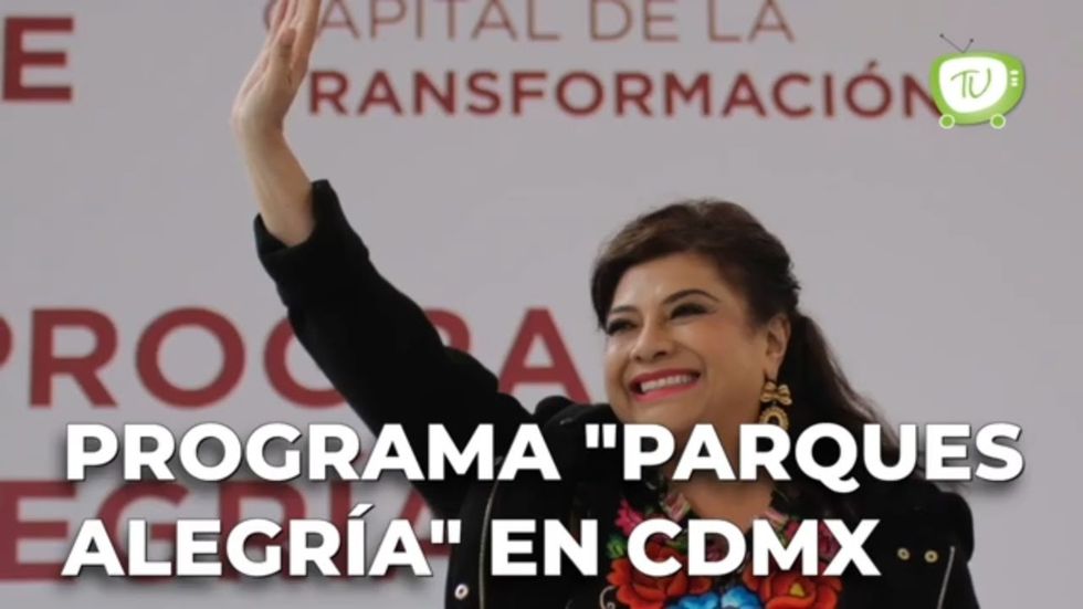 Programa Parques Alegría en CDMX