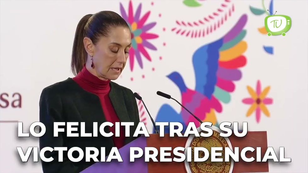Sheinbaum felicita a Trump tras victoria