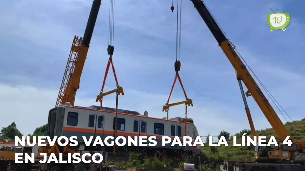 Nuevos vagones para la Línea 4 en Jalisco