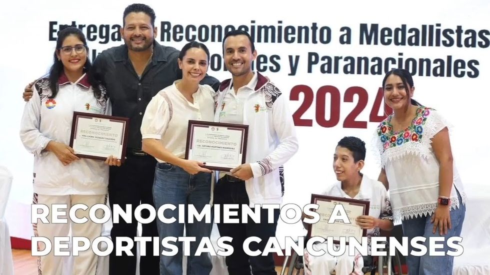 Reconocimientos a deportistas cancunenses