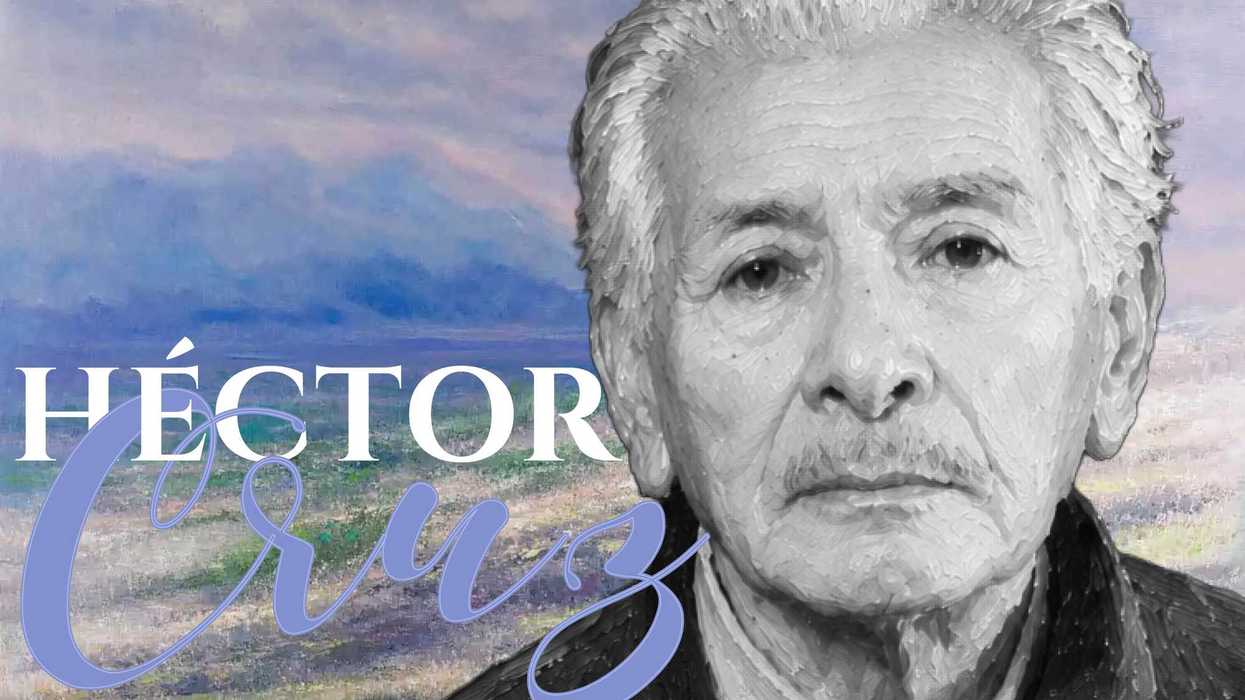 Héctor Cruz García maestro muralista mexicano
