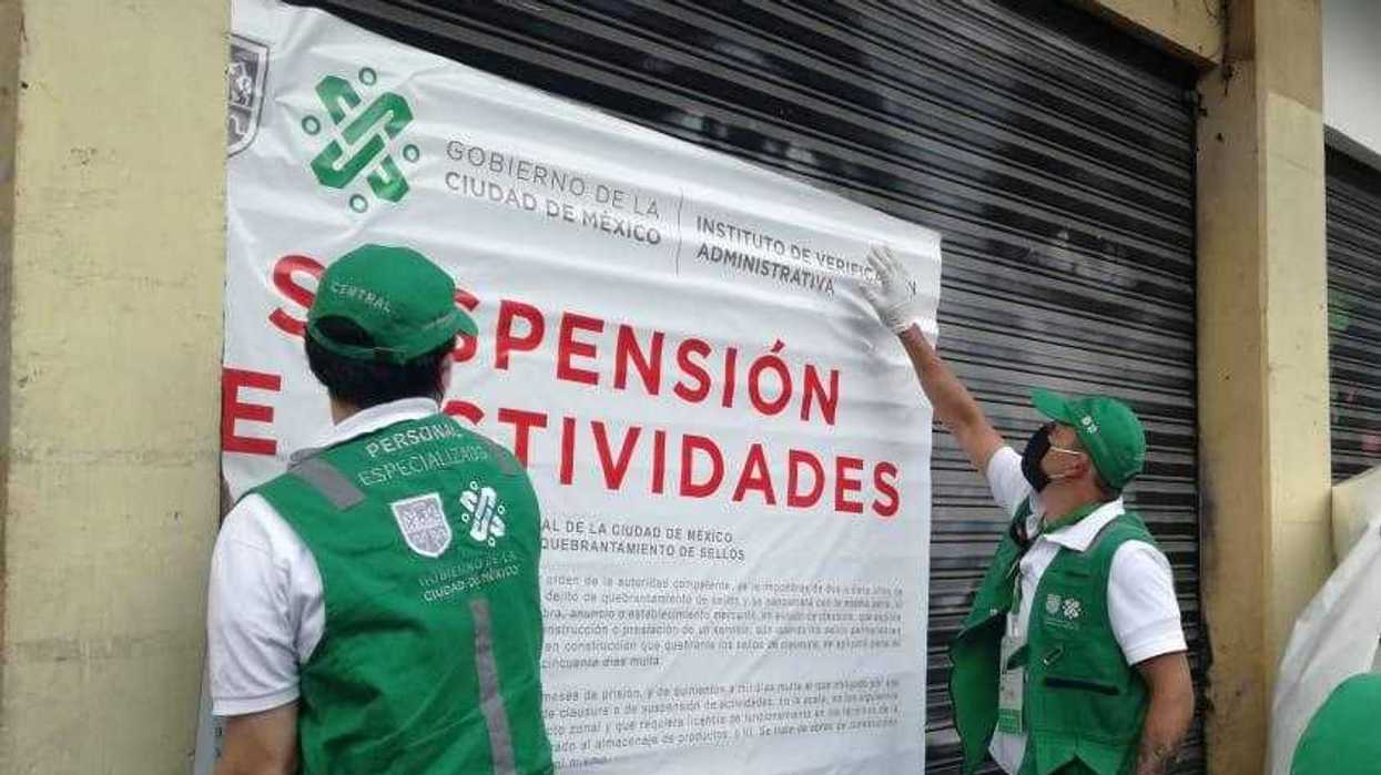 Implementa INVEA inspecciones para constatar cierre temporal de establecimientos.