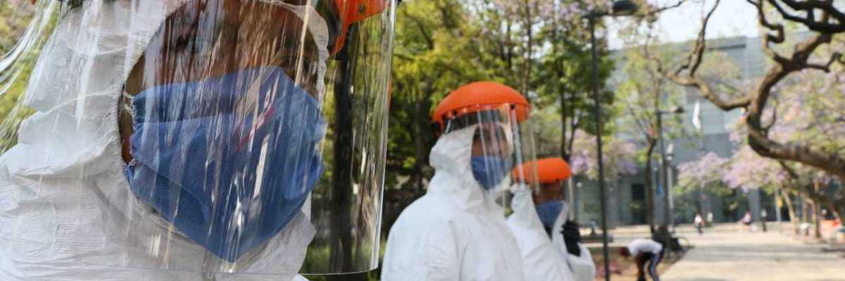 SANITIZACIONES DE ESPACIOS PÚBLICOS EN LA CDMX