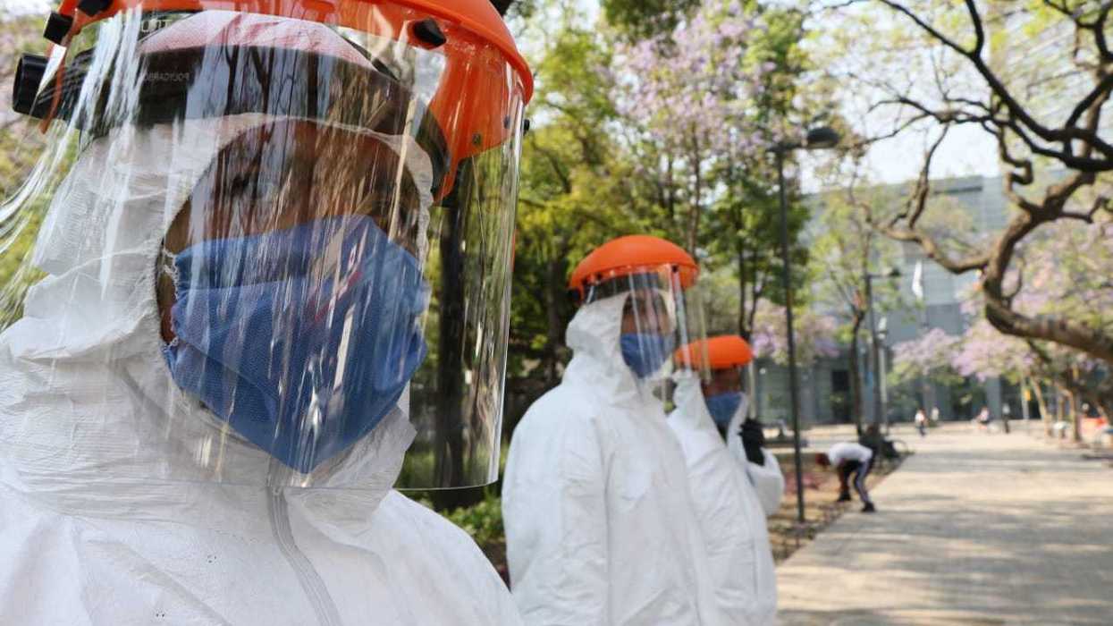 SANITIZACIONES DE ESPACIOS PÚBLICOS EN LA CDMX