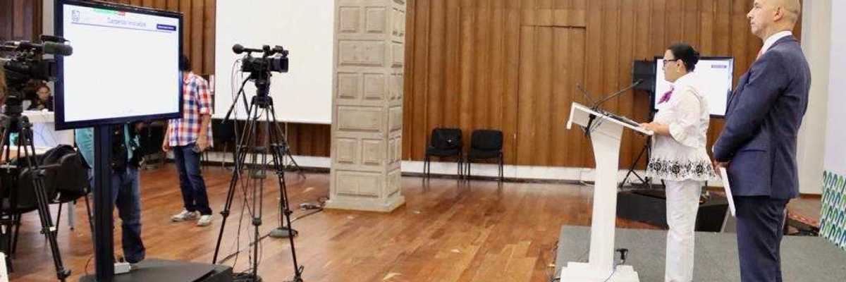 Lanzan programa "No Estás Sola" para atender violencia contra mujeres en epidemia de COVID-19.