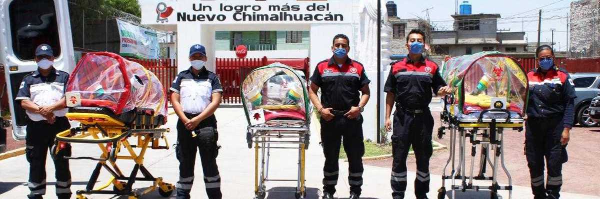 Cápsulas XE de aislamiento y traslado para COVID-19 fortalecen Rescate de Chimalhuacán.
