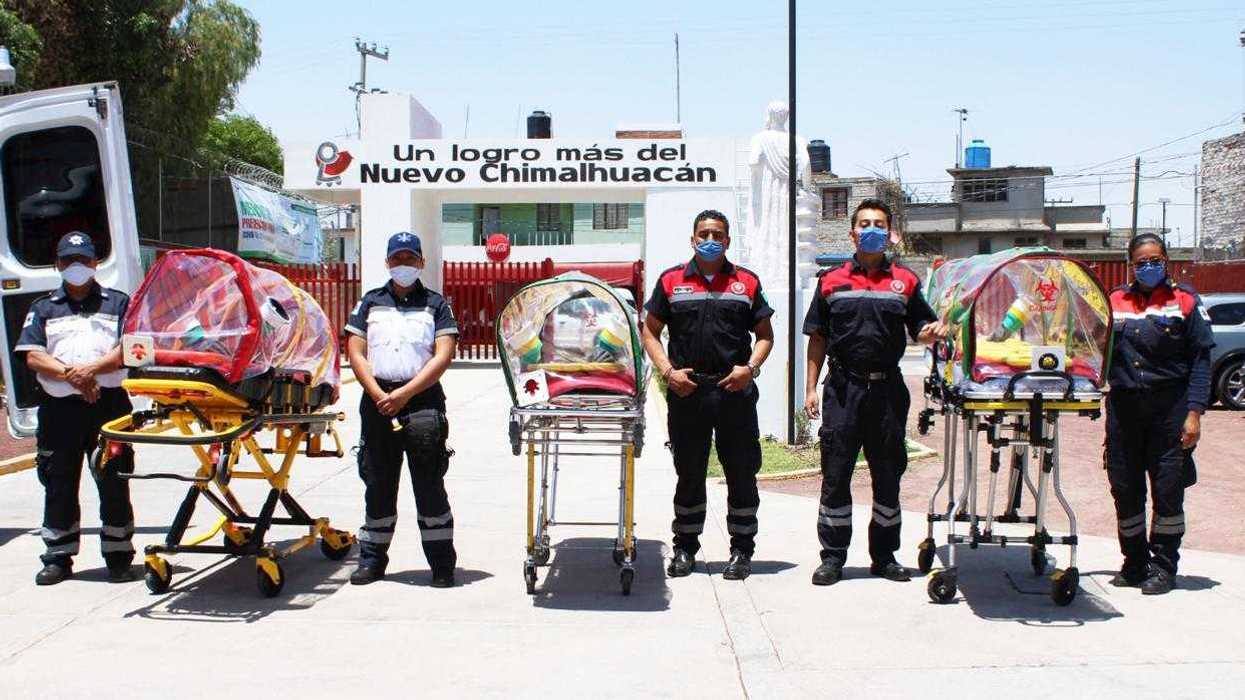 Cápsulas XE de aislamiento y traslado para COVID-19 fortalecen Rescate de Chimalhuacán.