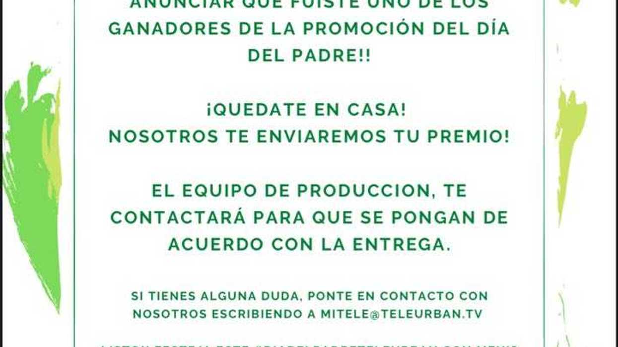 Muchas felicidades a todos los Papás Ganadores.