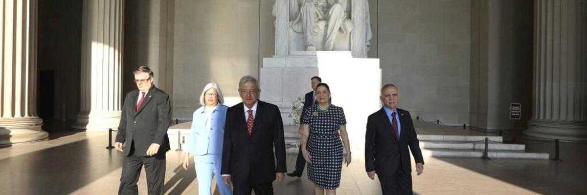 AMLO visita EU, se reúne con Trump.