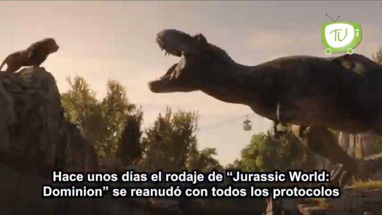 Reanudan filmaciones de “Jurassic World: Dominion”.