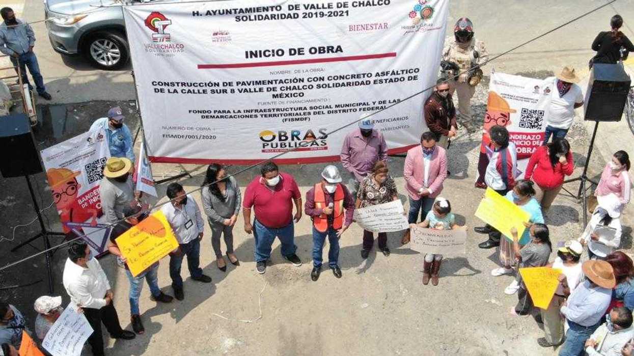 Cambiará la imagen de la calle Sur 8 en el Municipio de valle de Chalco, Estado de México.