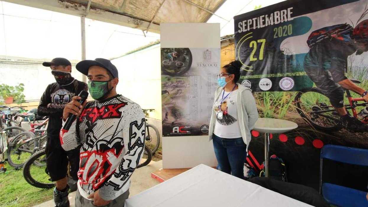 Más apoyo al deporte en Texcoco, construirán circuito de Pump TRack para ciclistas en el deportivo Elena Poniatowska.