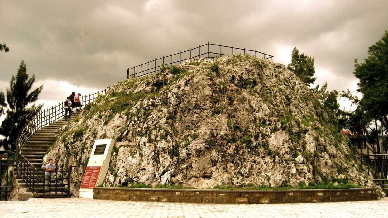 Cuexcomate, el volcán más pequeño del mundo.