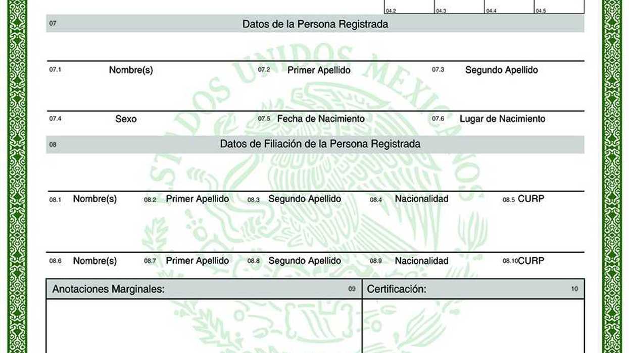 Proponen actas de nacimiento sin género en la CDMX.