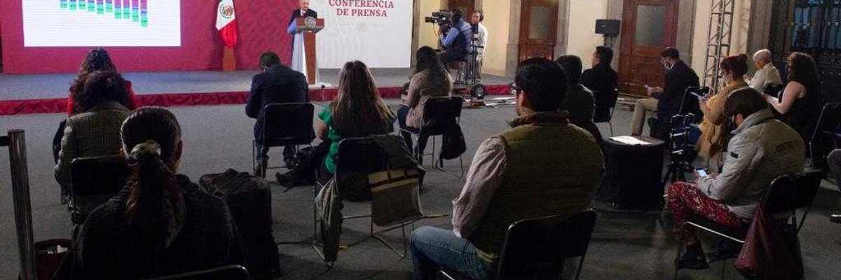 Causa preocupación a AMLO el repunte de casos de COVID-19.
