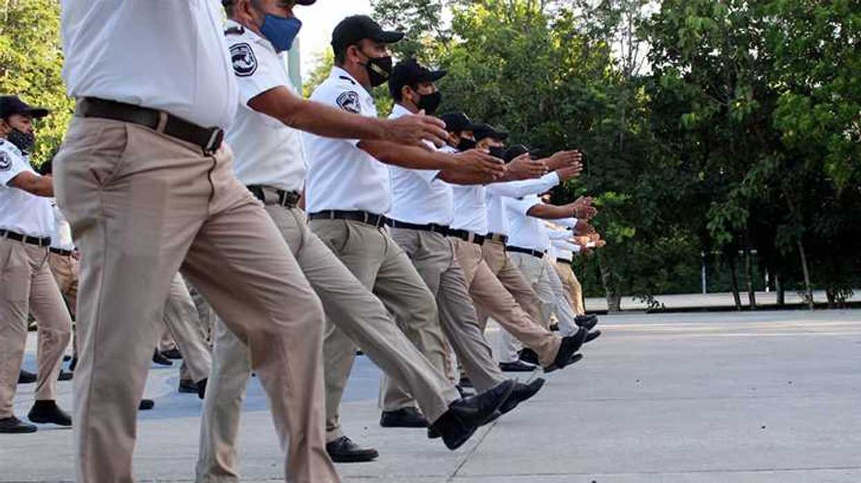 Concluye capacitación de la nueva corporación de tránsito en Benito Juárez.