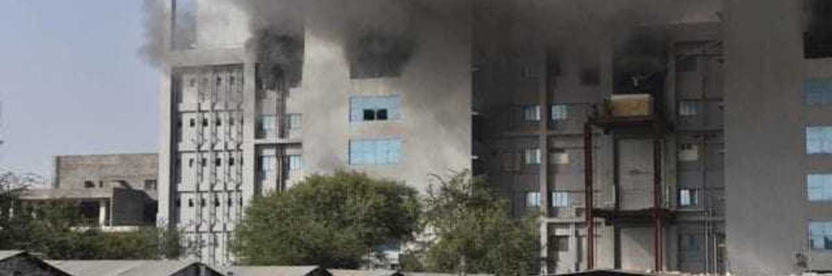 Se incendia la mayor fábrica de vacunas del mundo.