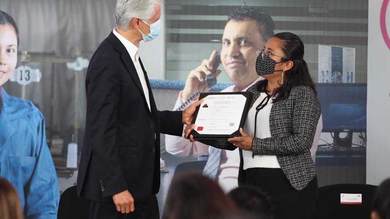 Realiza Del Mazo entrega en el Centro Estatal de Conciliación Laboral.