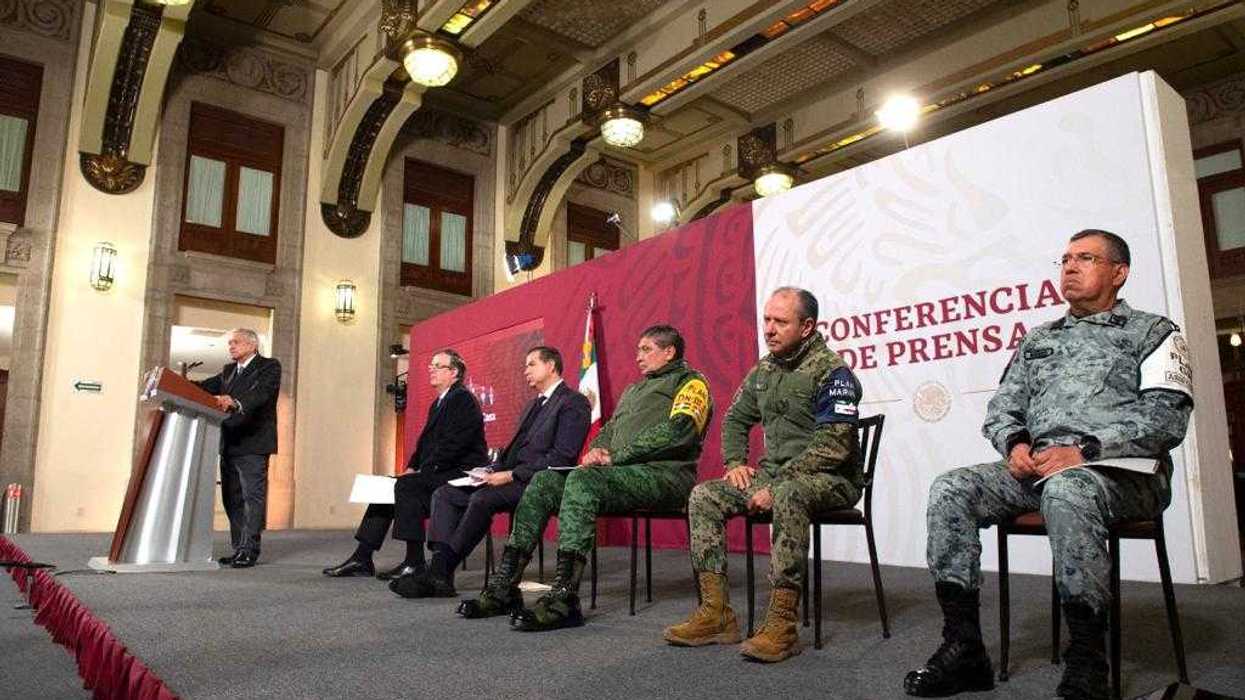 Presenta AMLO informe mensual de seguridad.