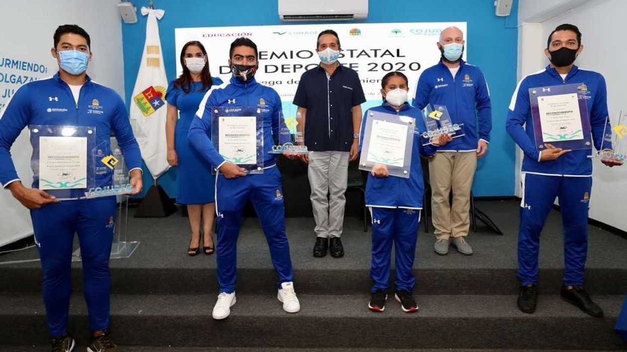 Entregan el Premio Estatal del Deporte 2020 en Quintana Roo.