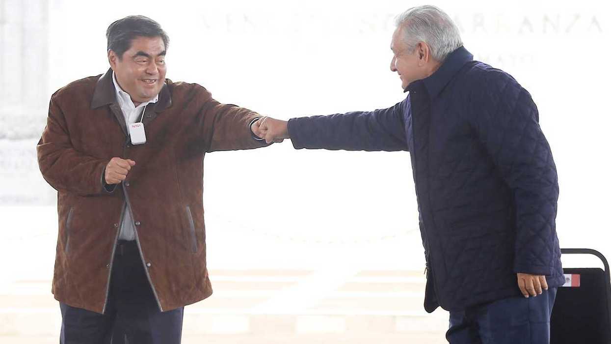 Barbosa y AMLO realizan evaluación a Programas para el Bienestar.