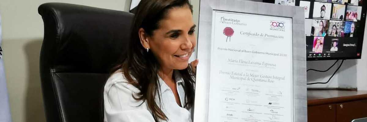 Por segundo año, Benito Juárez gana el Premio Nacional al Buen Gobierno Municipal.