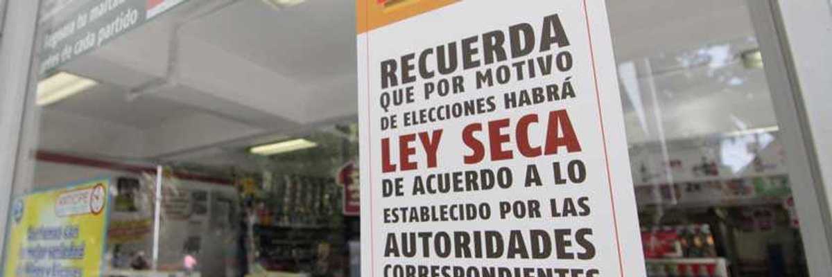 Ley seca en Puebla se mantiene.