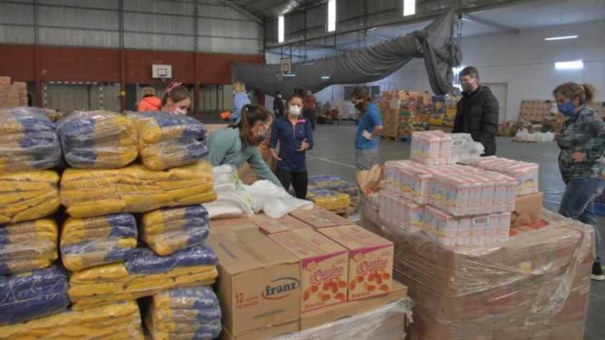 Segunda etapa de entrega de alimentos escolares.