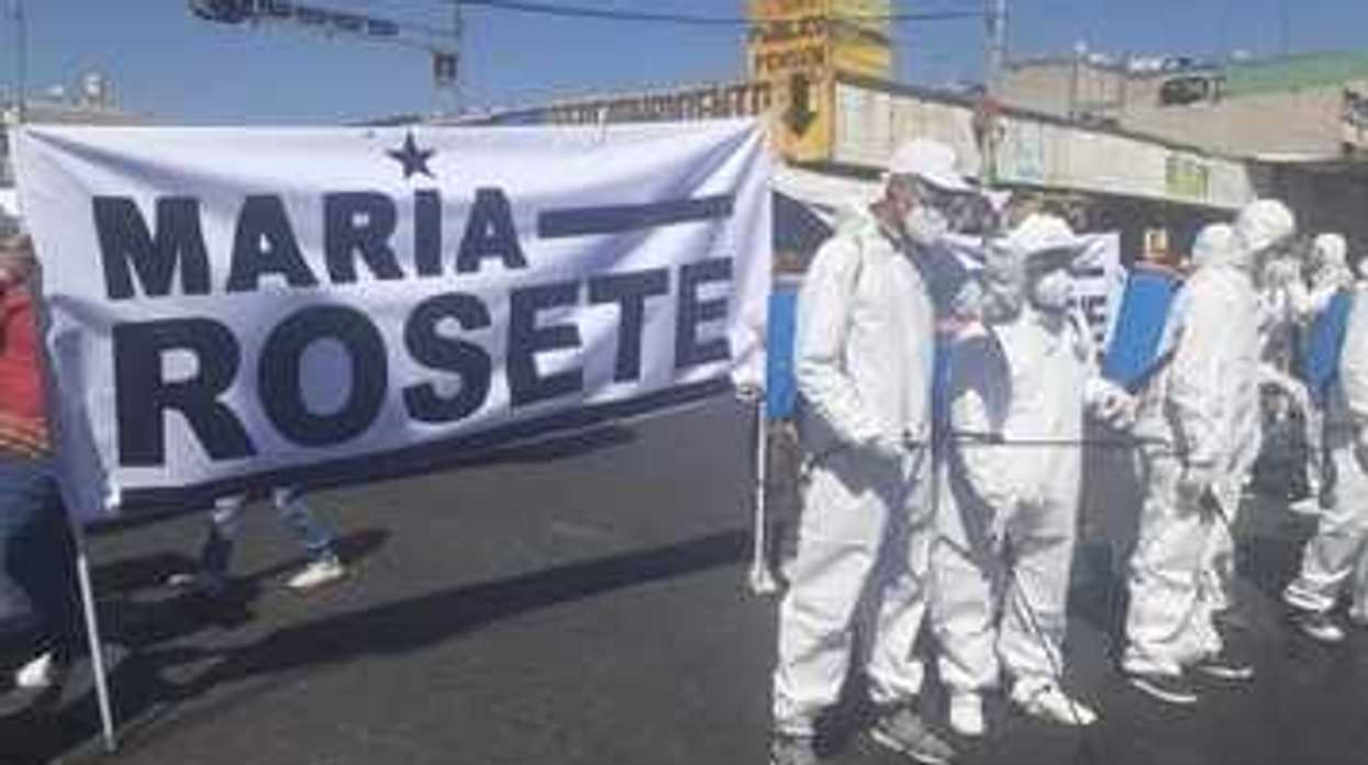 Realizan brigada de sanitización en Tepito.