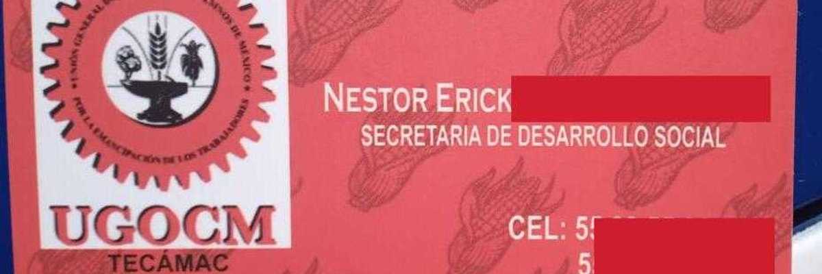Detienen a Néstor Erick por vender terrenos sin autorización quien dijo será candidato por MORENA a una diputación Federal en Tecámac. Estado de México.