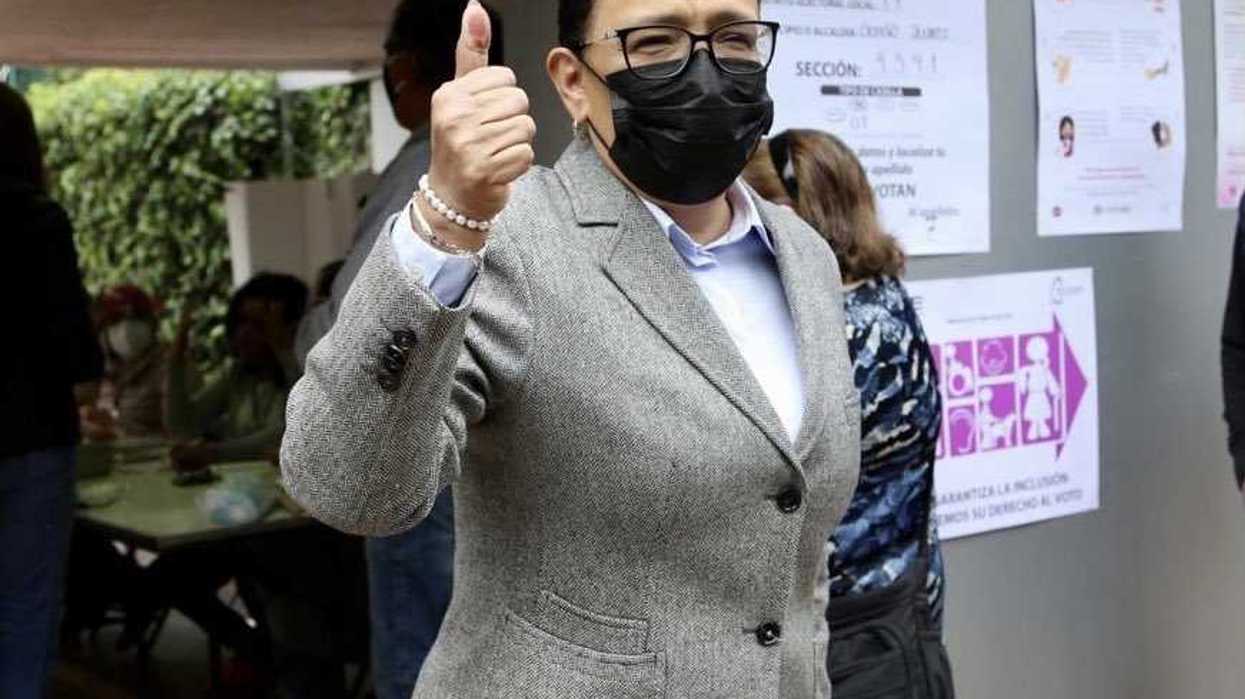 La secretaria de Seguridad y Protección Ciudadana Rosa Icela Rodríguez reporta algunos incidentes de violencia previo a la jornada electoral