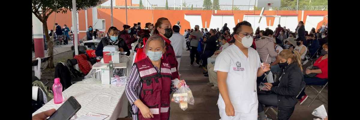 Inicia la vacunación contra COVID-19 en el municipio de Tecámac a las personas de 40 a 49 años de edad