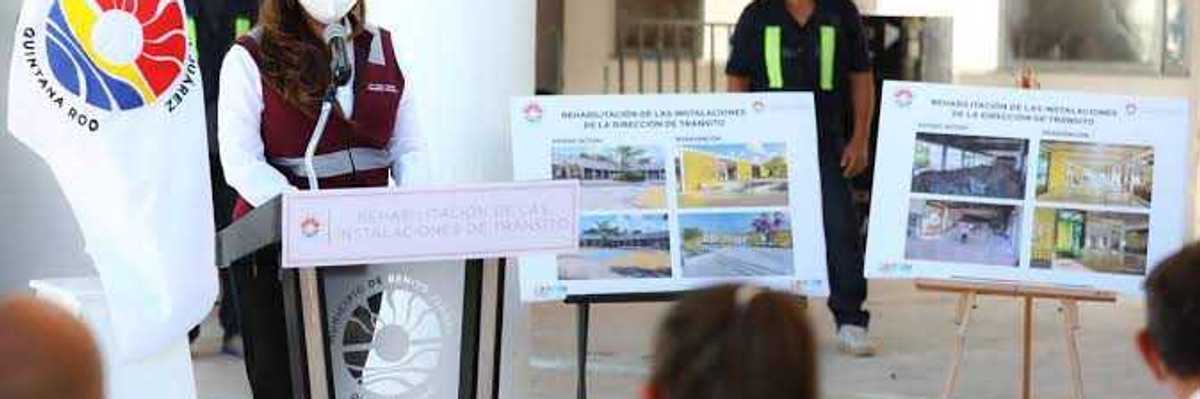 • La Presidenta Municipal, Mara Lezama encabezó el inició de los trabajos en las instalaciones lo que permitirá contar con un servicio más ágil.