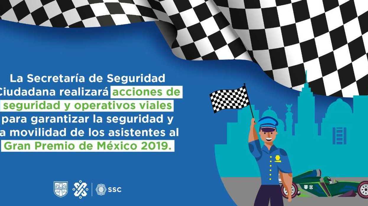 IMPLEMENTAN DISPOSITIVO PARA EL EVENTO FÓRMULA 1 EN LA CDMX