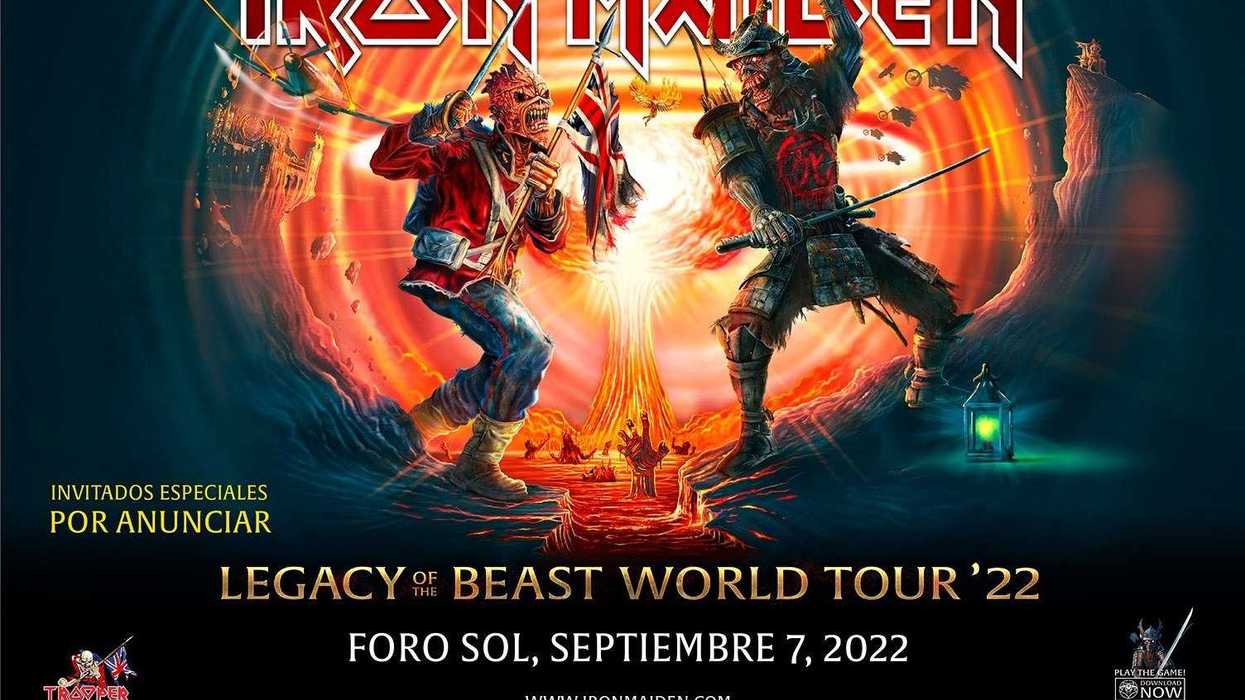 IRON MAIDEN REGRESA A LA CIUDAD DE MÉXICO CON SU GIRA LEGACY OF THE BEAST 2022