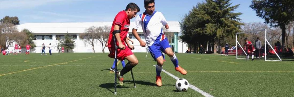 CONMEMORAN DÍA INTERNACIONAL DE LA DISCAPACIDAD CON CUADRANGULAR DE FUTBOL