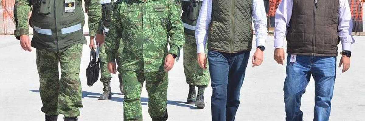 SUPERVISA ALFREDO DEL MAZO AVANCES EN LA CONSTRUCCIÓN DEL DISTRIBUIDOR DE ACCESO PRINCIPAL DEL AEROPUERTO INTERNACIONAL “FELIPE ÁNGELES”