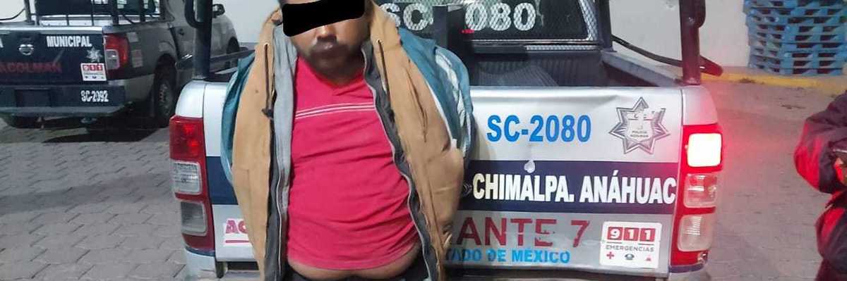 ASEGURAN A DOS PRESUNTOS ASALTANTES TRAS ROBAR UN CAJERO EN ACOLMAN ,ESTADO DE MEXICO