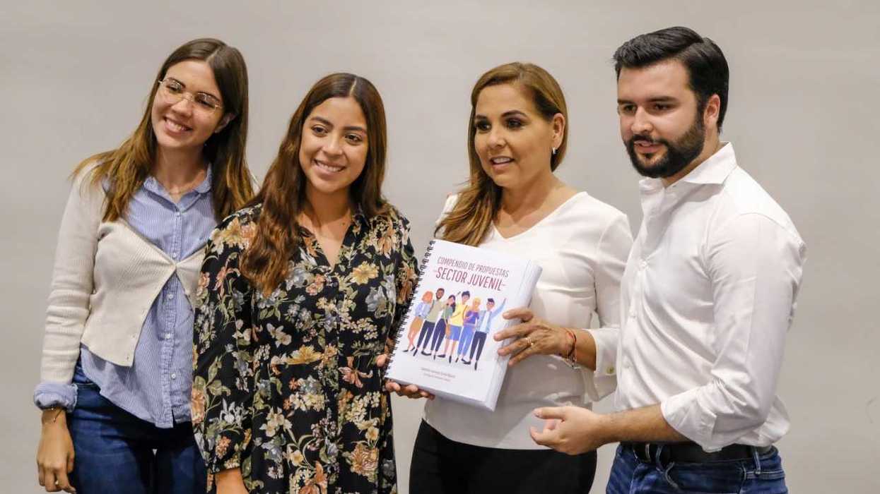 RECIBE MARA LEZAMA LA APORTACIÓN DE JÓVENES Y DEPORTISTAS AL PLAN DE DESARROLLO