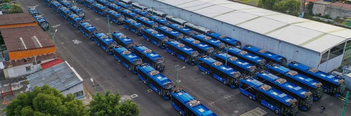 RENUEVAN FLOTA DE TROLEBUSES EN CDMX