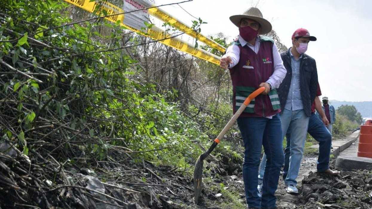 Gobierno municipal y estatal realizaran jornada de limpieza en la avenida bordo de xochiaca en Nezahualcóyotl