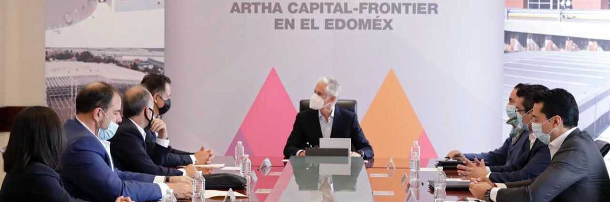 ANUNCIA ALFREDO DEL MAZO PROYECTO DE PARQUE INDUSTRIAL EN TOLUCA DE ARTHA CAPITAL-FRONTIER, CON 61 MDD DE INVERSIÓN