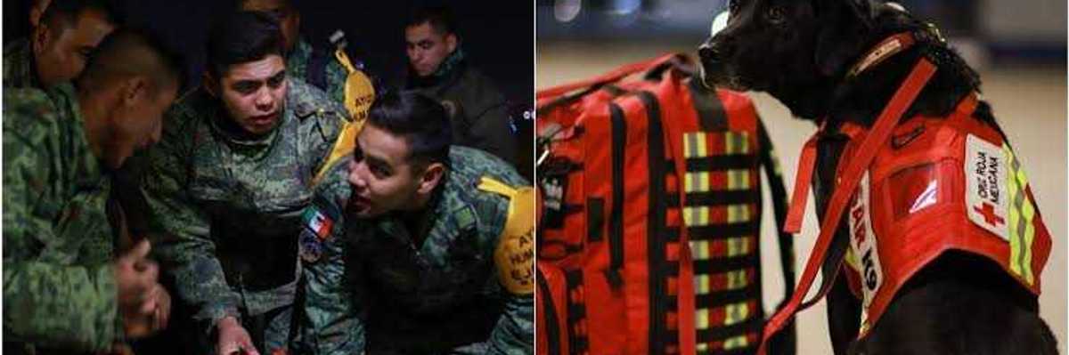 En vuelo, 150 rescatistas mexicanos que apoyarán en Turquía por sismo